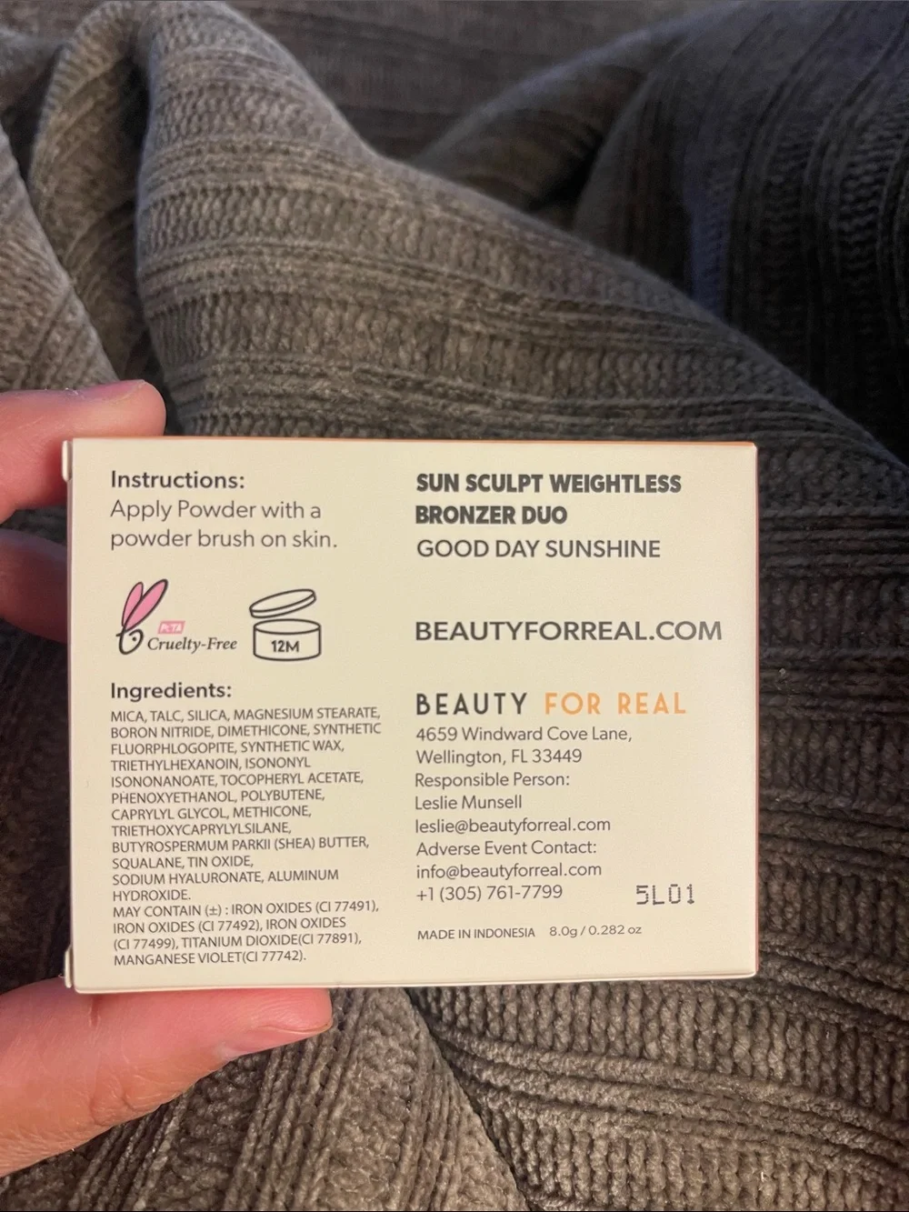 Beauty For Real Sun Sculpt Weightless Bronzer Duo — Natural Bronze